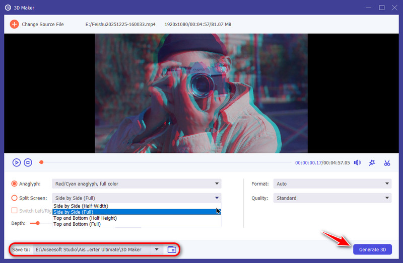 Generación de inicio