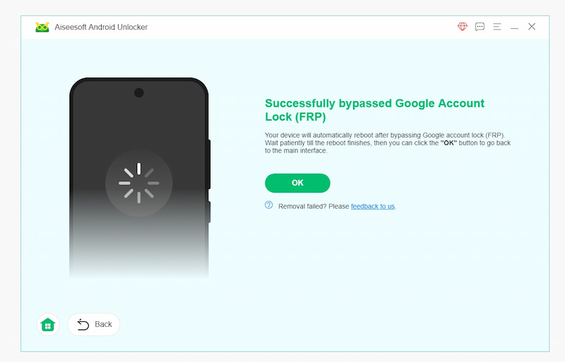 Omitir FRP con éxito