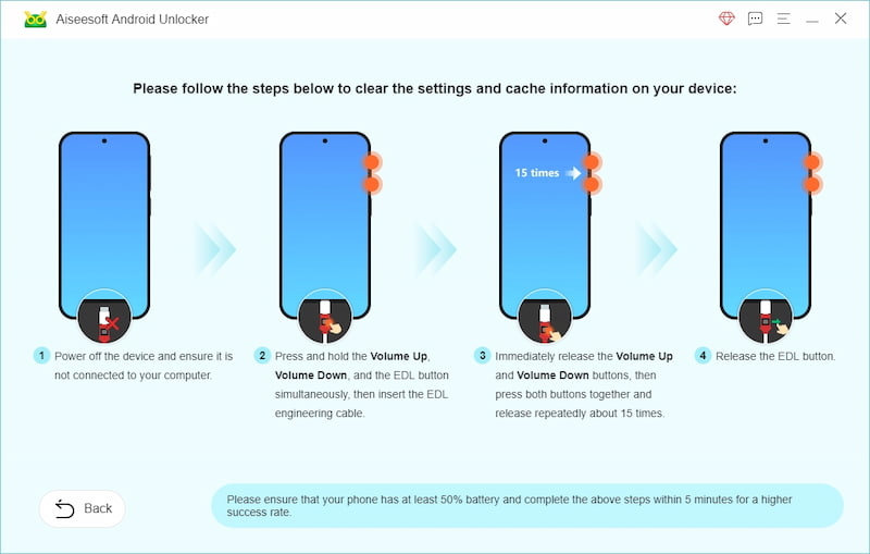 Siga la guía de Edl