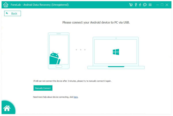 Conecte el teléfono Android