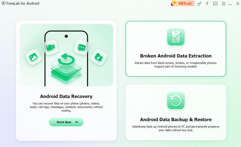 Interfaz de Fonelab para Android