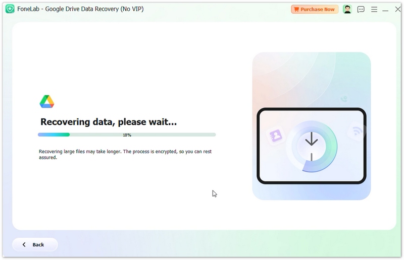 Recuperación de datos de Google Drive