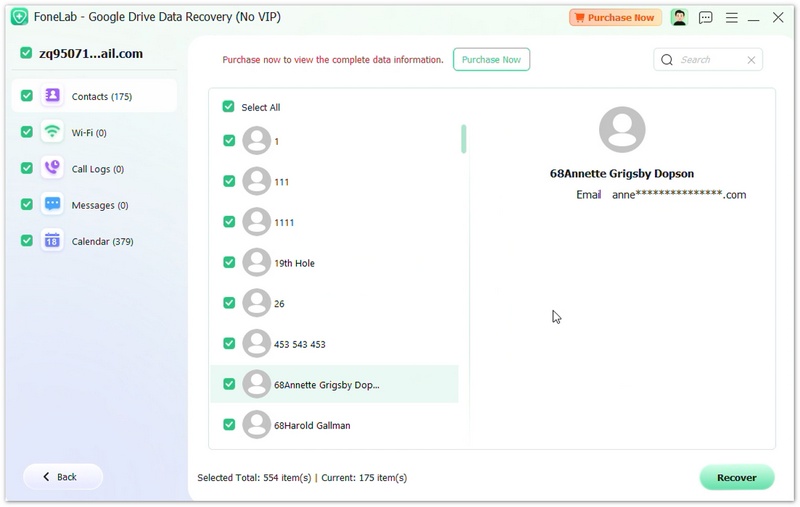 Vea los datos detallados y guárdelos.