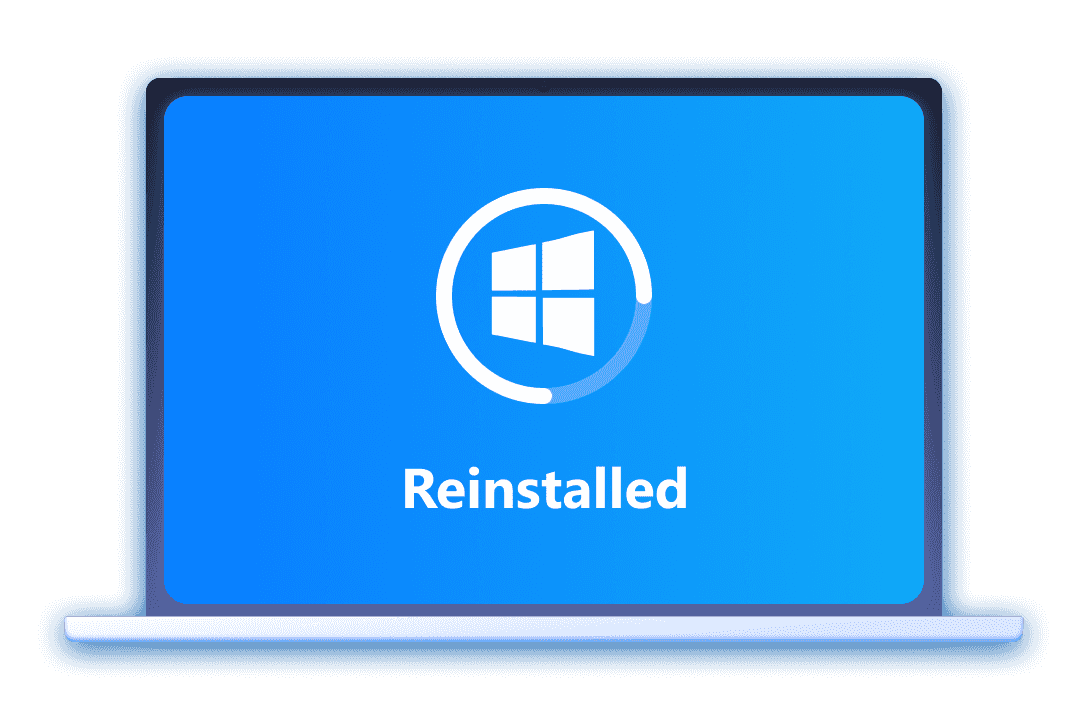 Computadora reinstalada