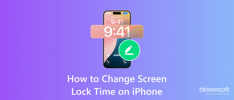 Cambiar el tiempo de bloqueo de pantalla en el iPhone