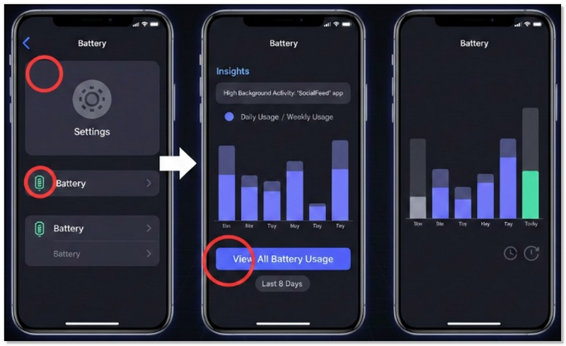 Toca Uso de los últimos 10 días