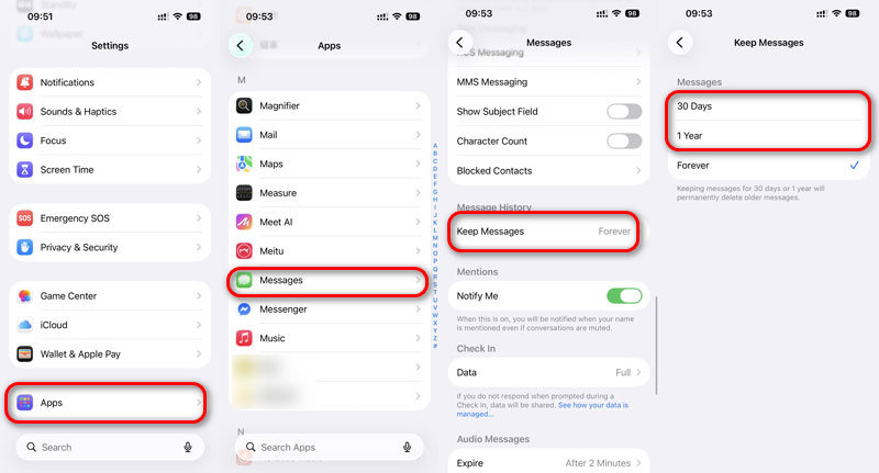 Set Auto Delete Message On Iphone