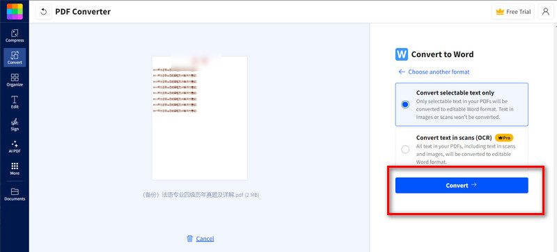 Convertir Smallpdf