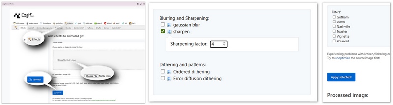 Sharpen Gif in Ezgif