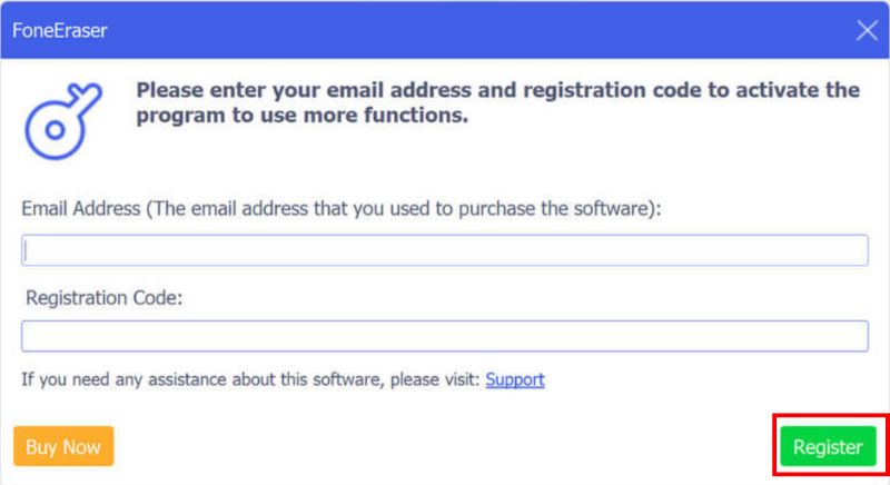 Ingrese correo electrónico y código