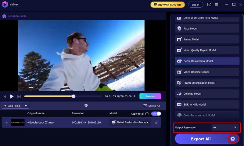 Ajustar la salida y la resolución