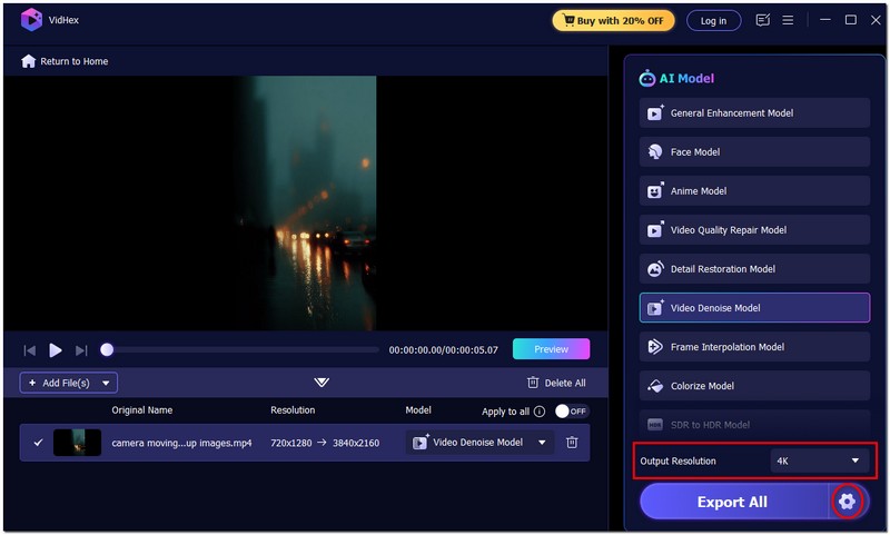 Cambiar formato y resolución