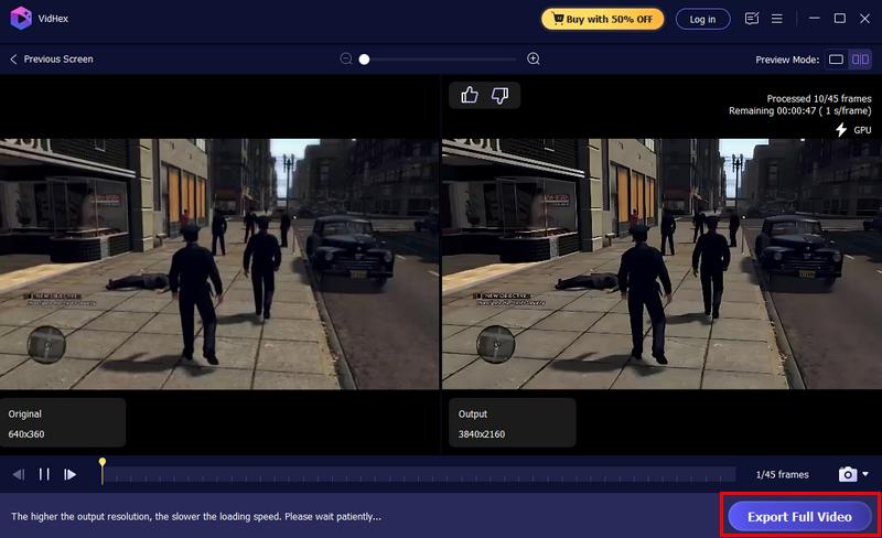 Vista previa y exportación de vídeo