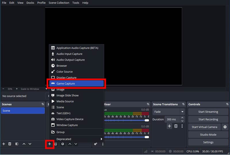 Fuentes de captura del juego