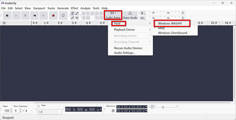 Audacity Audio Setup