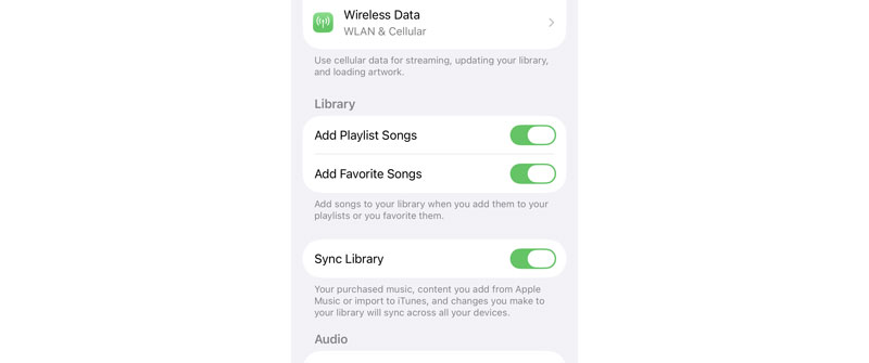 Habilitar biblioteca de sincronización