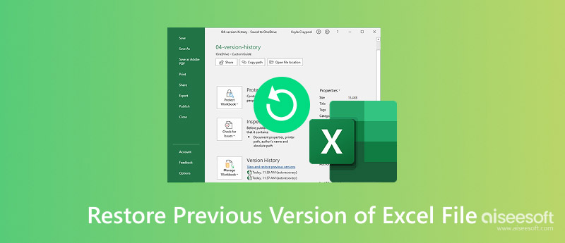 Recuperar archivo de Excel guardado
