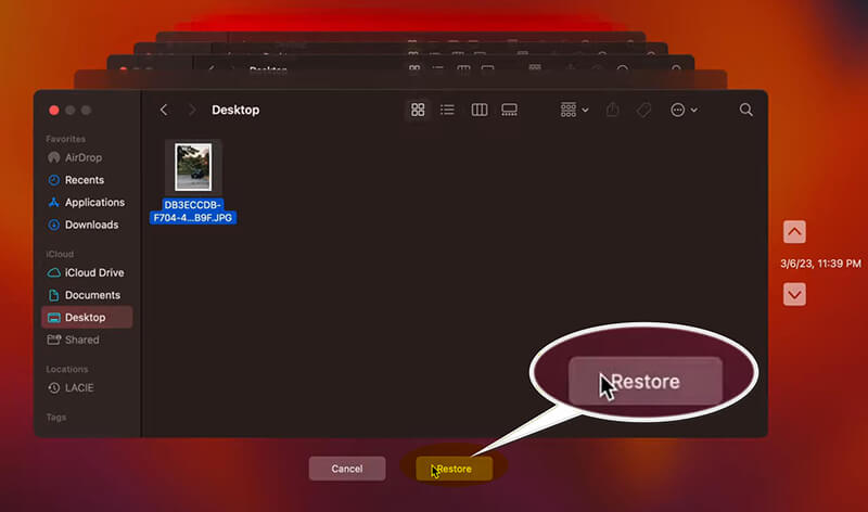Restore Deleted Files Time Machine