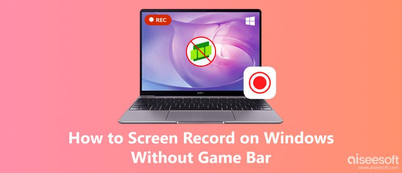 Grabación de pantalla en la barra de juegos de Windows