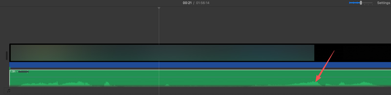 Separar el audio del vídeo en iMovie para Mac