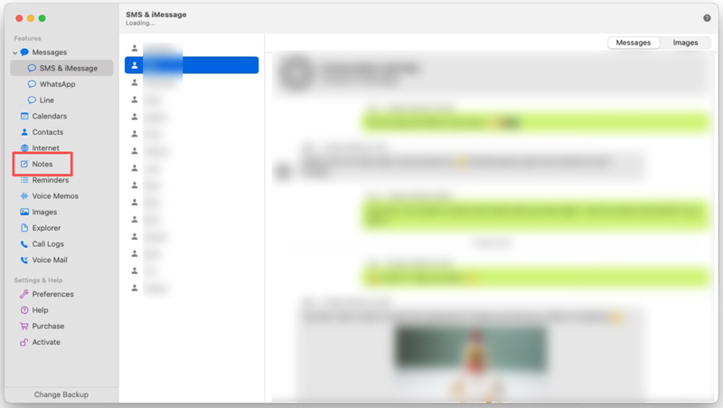 Transferir notas de iPhone mediante iBackup Extractor