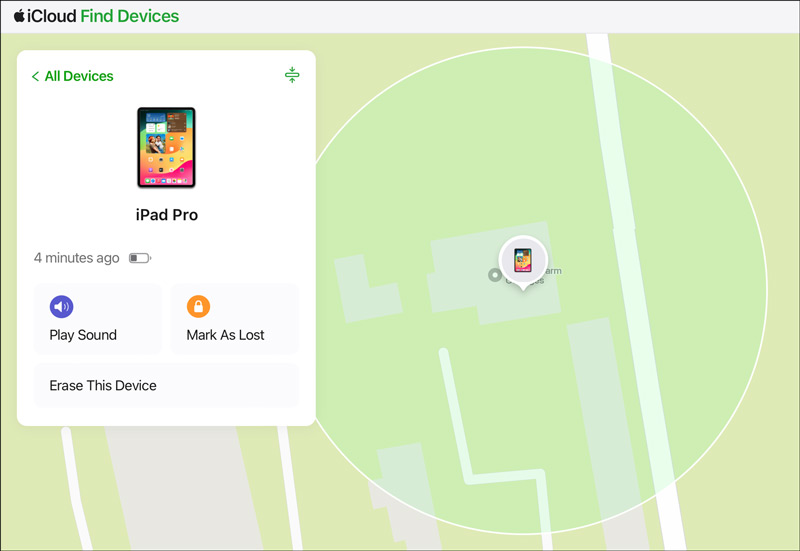 Borrar iPad Pro de iCloud Buscar mis dispositivos