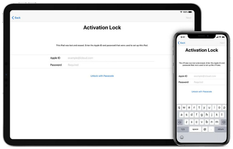 Activation Lock Screen Apple Id Credentials