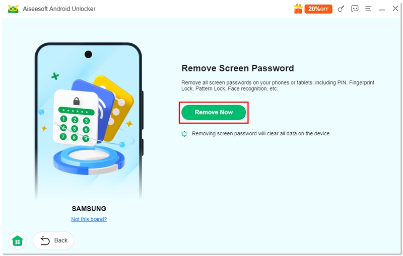 Haga clic en Eliminar ahora
