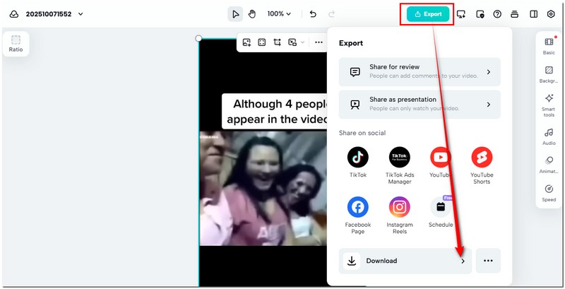 Haga clic en Exportar configuración