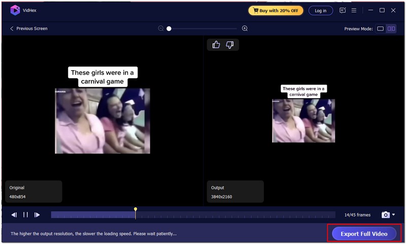 Haga clic en Exportar todos los videos