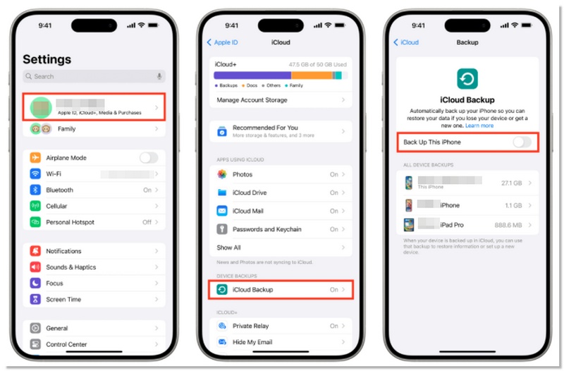 Copia de seguridad en iCloud