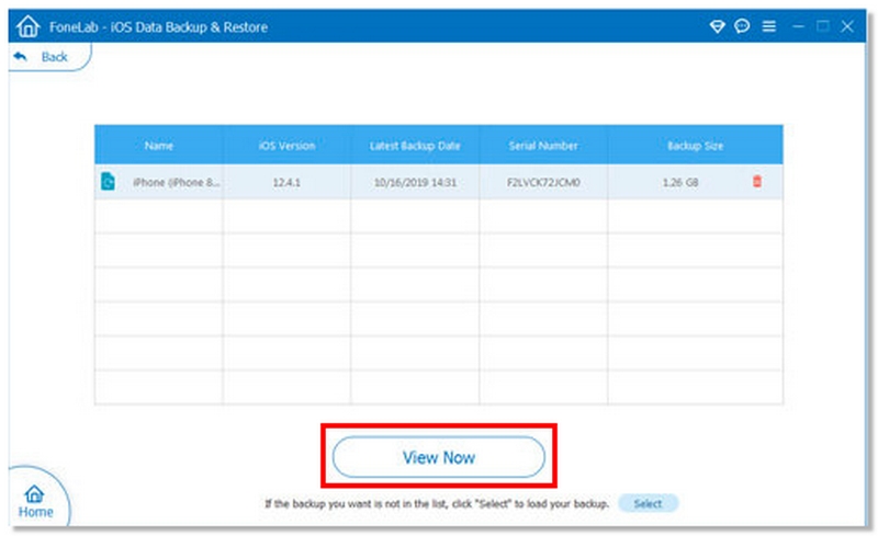 Haz clic en Ver ahora