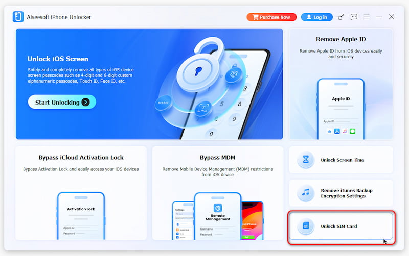 Desbloquear el modo de tarjeta SIM