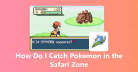 Catch Pokemon In The Safari Zone