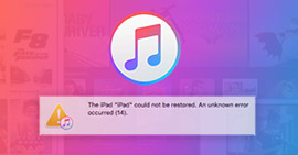 Arreglar el error de iTunes 14
