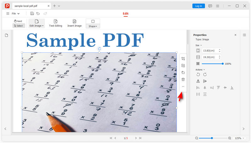 Configuración avanzada de imagen