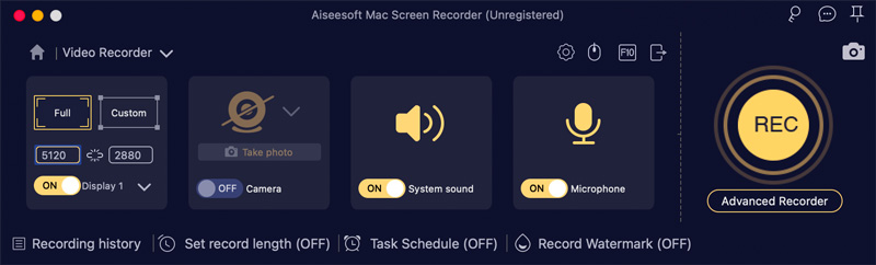 Activar el micrófono del sistema de sonido MAC SR