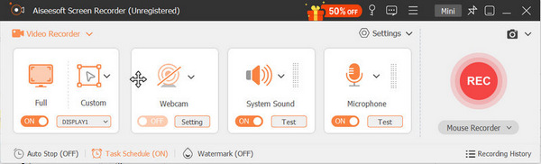 Grabador de pantalla Aiseesoft