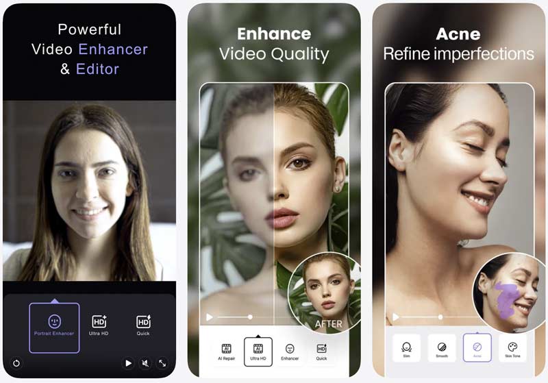 Aplicación Airvid Ai Quality Enhancer Pro para iPhone