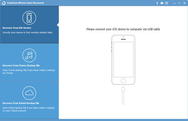 FonePaw iPhone recuperación de datos