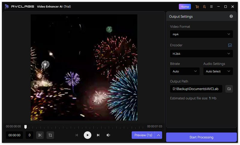 Modelo de estabilización de Avclabs