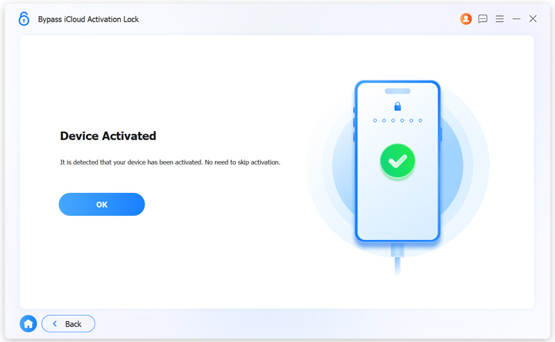 Dispositivo activado tras omitir el bloqueo de activación de iCloud
