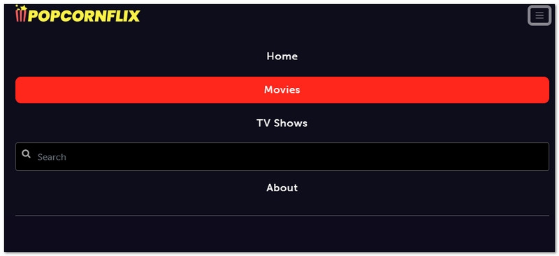 Aplicación gratuita de películas Popcornflix