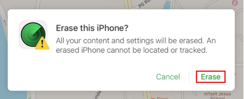 Haga clic en el botón Borrar