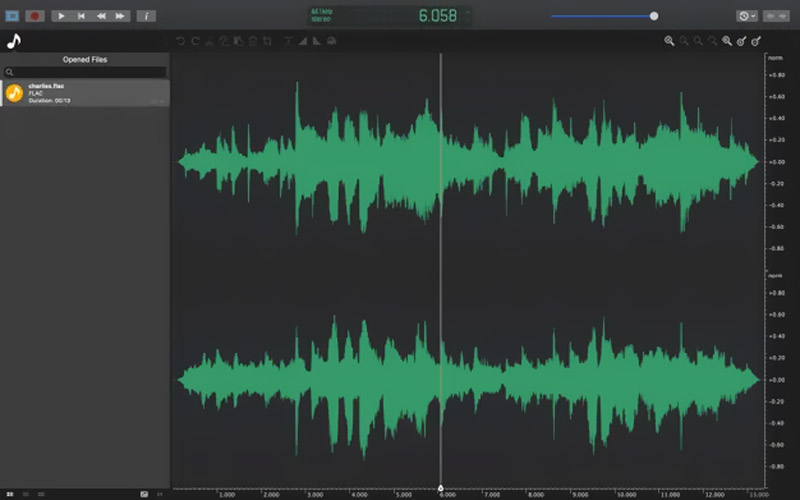 Divisor de MP3 Ocenaudio