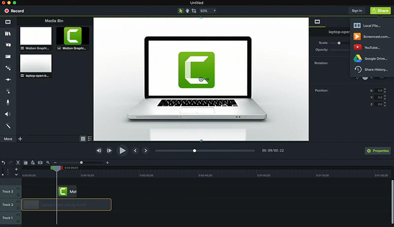 Camtasia MAC Screen Recorder
