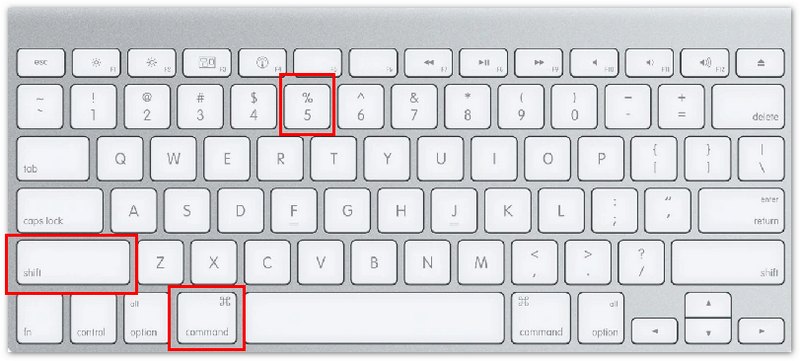 Acceda a la herramienta de captura de pantalla de Mac