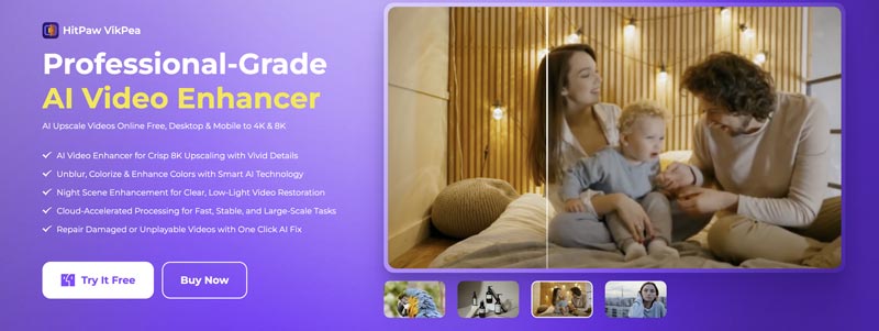 Alternativa de Topaz Video Ai a Hitpaw Vikpea