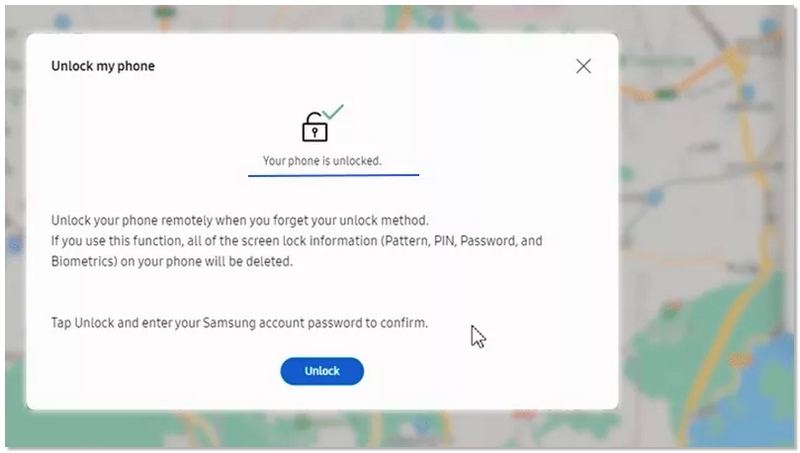 Introduce la contraseña para desbloquear