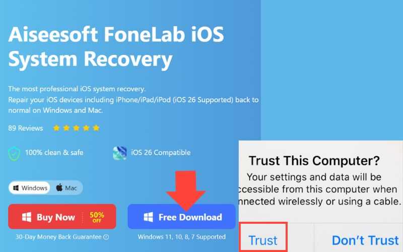 Toca Confiar en esta computadora